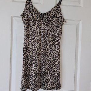 VS Leopard Print Chemise Slip Nightie